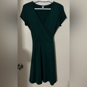Simons Deep Green Midi Dress